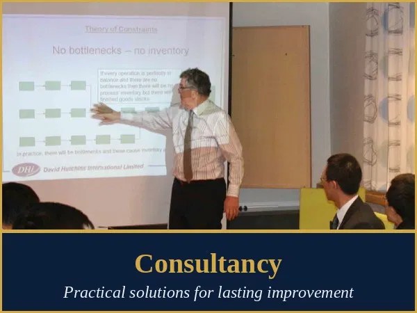 David Hutchins presenting to a client group